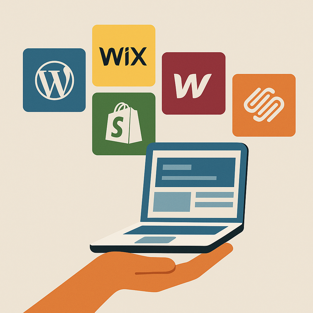 Cu ce îți construiești site-ul 5 platforme populare explicate simplu