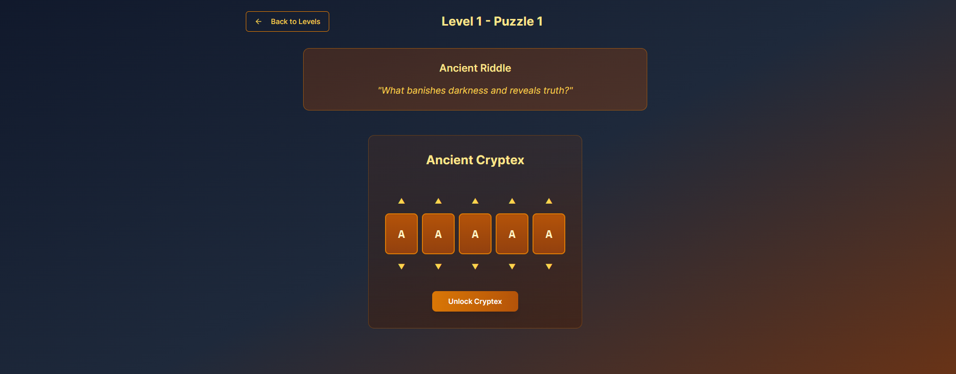 treasure hunt puzzle